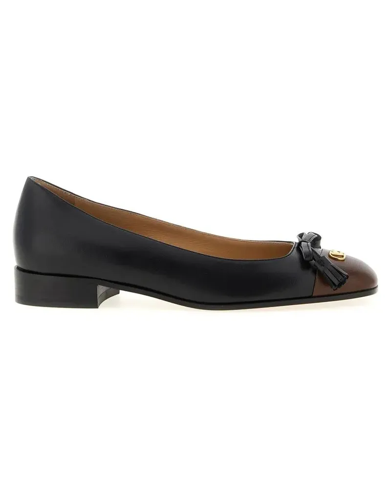 Valentino Garavani Valet Du Roi' Ballet Flats schwarz Schwarz