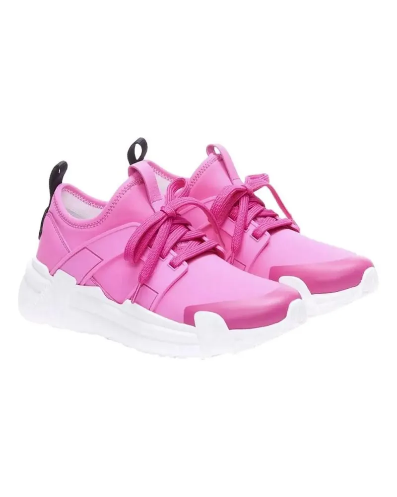 Moncler Low-Top Sneaker Sneaker Pink rosa Gold
