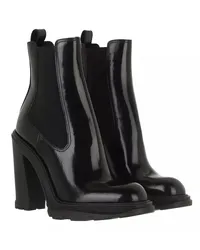 Alexander McQueen Boots & Stiefeletten Tread Heeled Chelsea Boot Schwarz