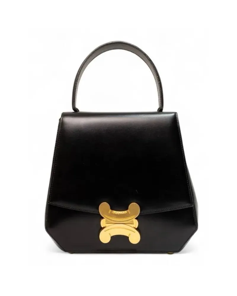Celine Crossbody Bags Blazon Triomphe Hand Bag Black schwarz Schwarz