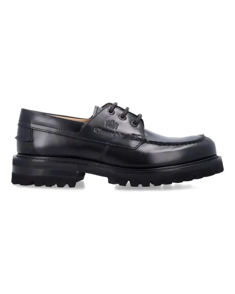 Church's Loafer Pickering Moc Toe Black Leather Shoes schwarz Schwarz