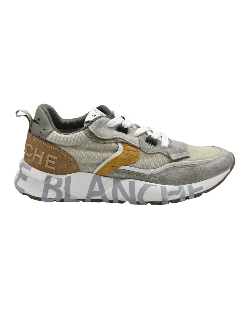 Voile Blanche Low-Top Sneaker Sand Orange Flat Sneakers With Textured Design beige Beige