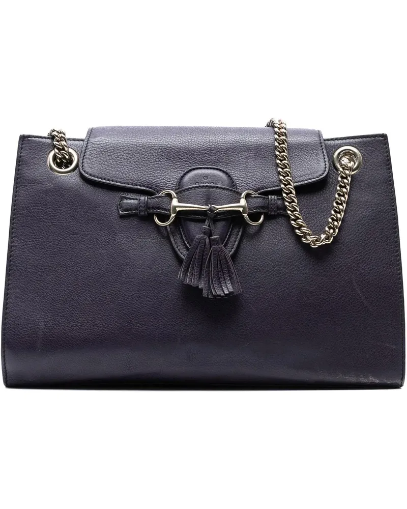 Gucci Hobo Bags Large Leather Emily Shoulder Bag orange Orange