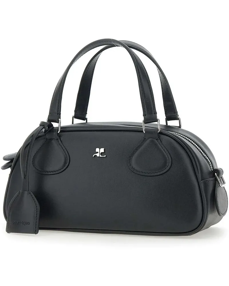 Courrèges Hobo Bags "Friday Bowling" Shoulder Bag – Black schwarz Schwarz