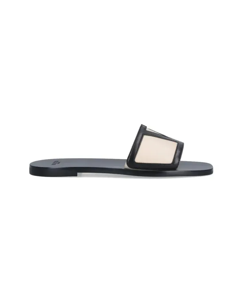 Valentino Garavani Sandalen Superstar' Slide Sandals – Black schwarz Schwarz