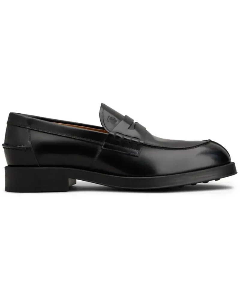 TOD'S Loafer Flat Shoes Black schwarz Schwarz