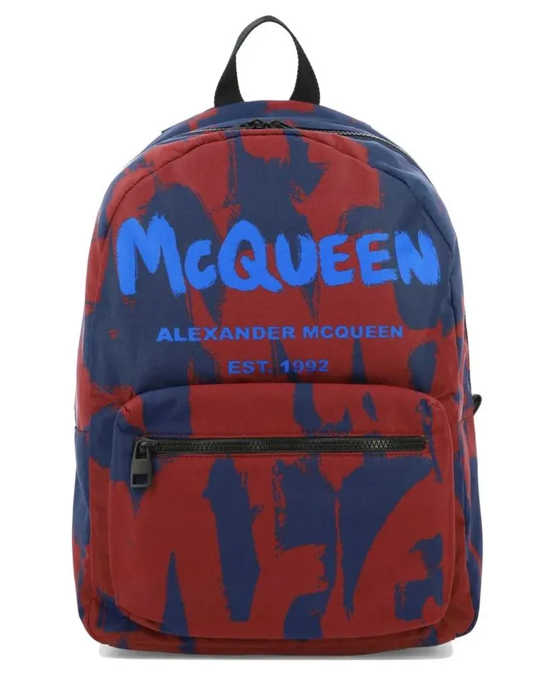 Alexander McQueen Rucksäcke Nylon Bucket Backpack bunt Bunt