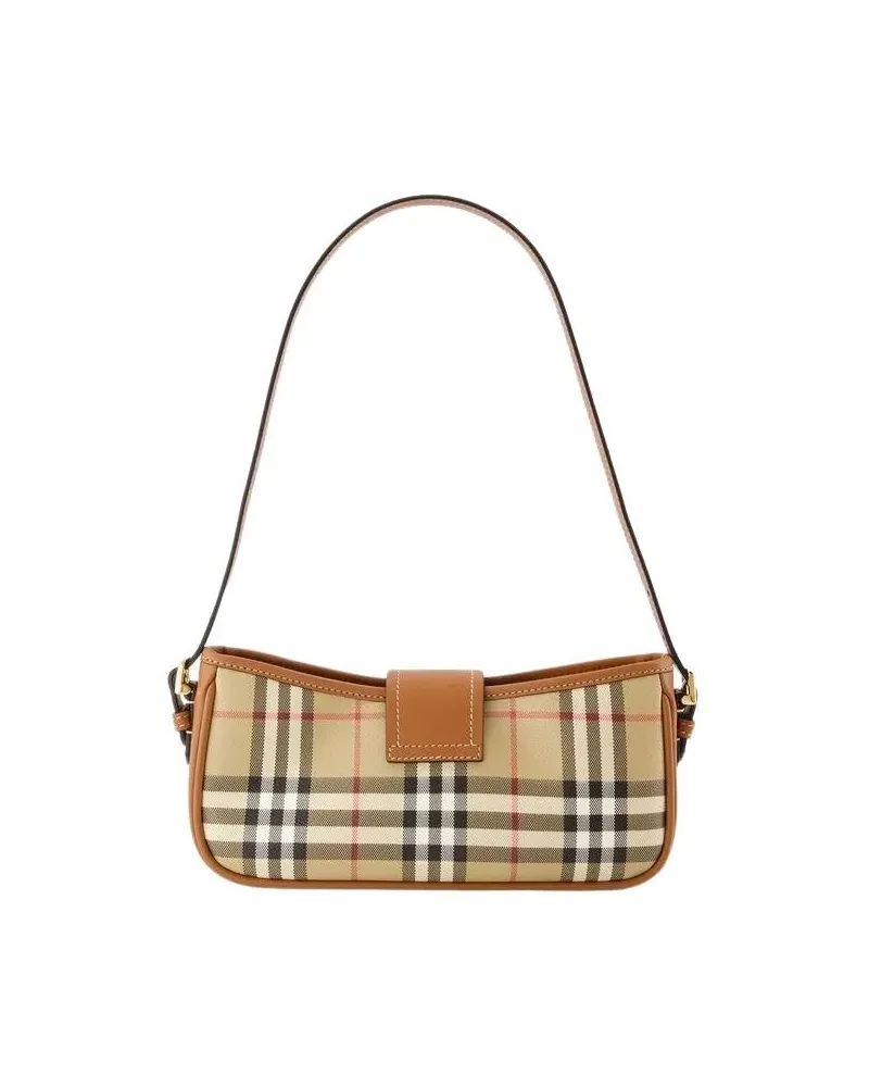 Burberry Crossbody Bags Sling Purse - Synthetic Leather - Briar Brown Braun