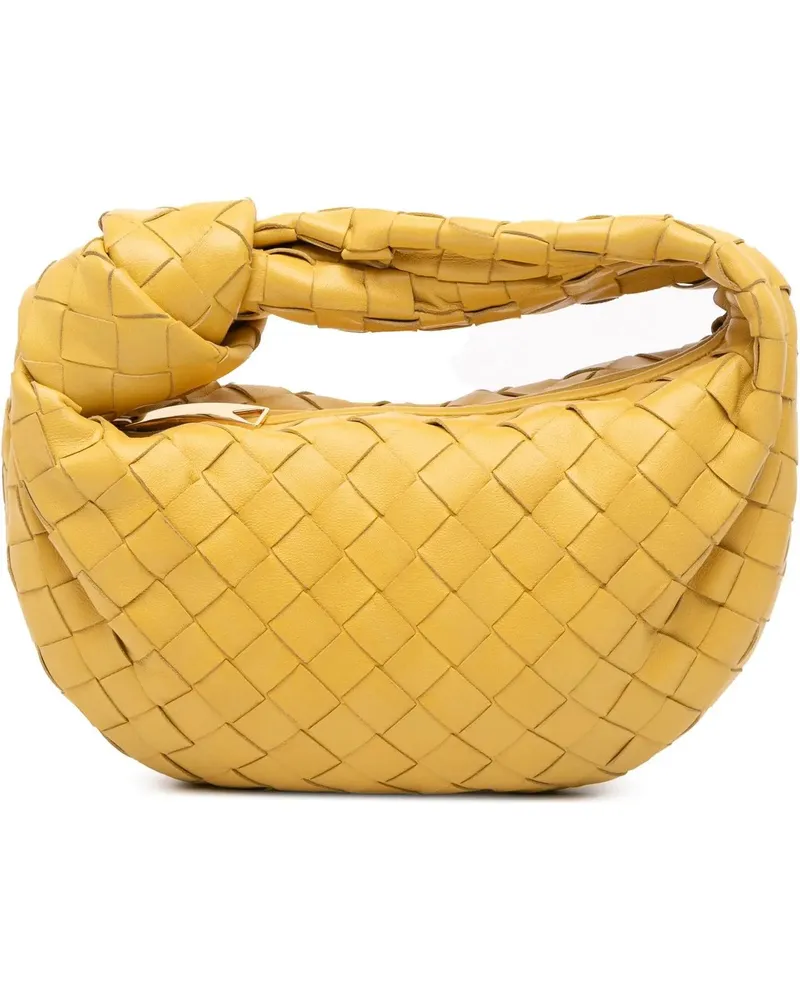 Bottega Veneta Hobo Bags Mini Nappa Intrecciato Jodie gelb Gelb