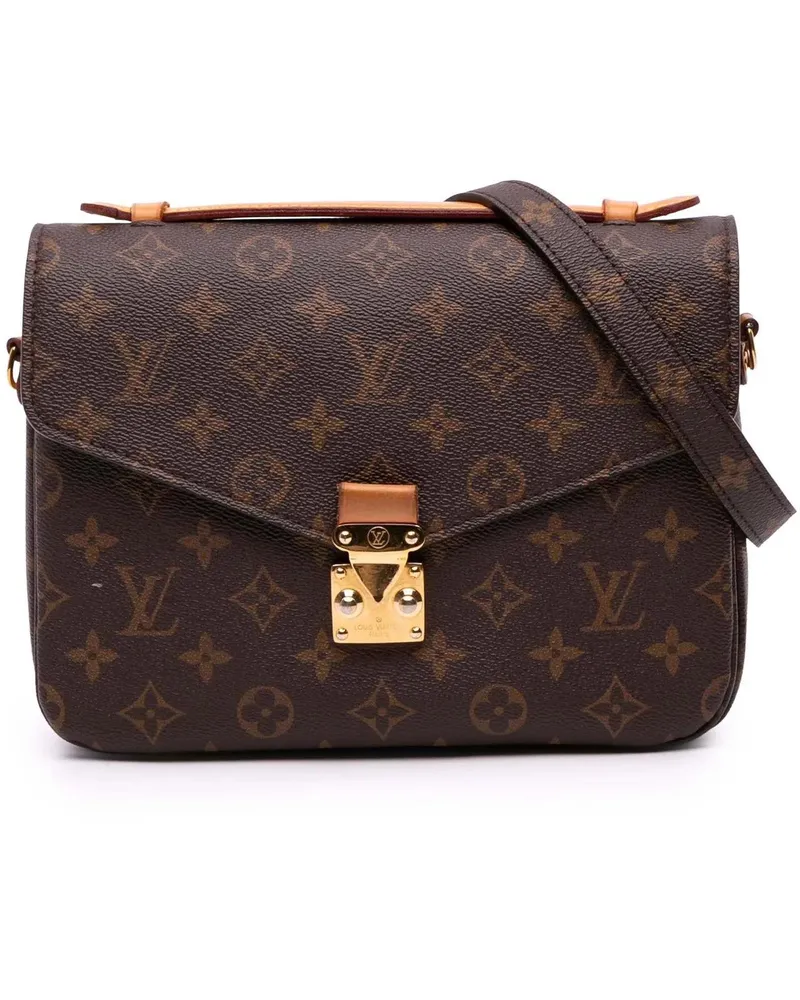Louis Vuitton Hobo Bags 2020 Monogram Pochette Metis braun Braun