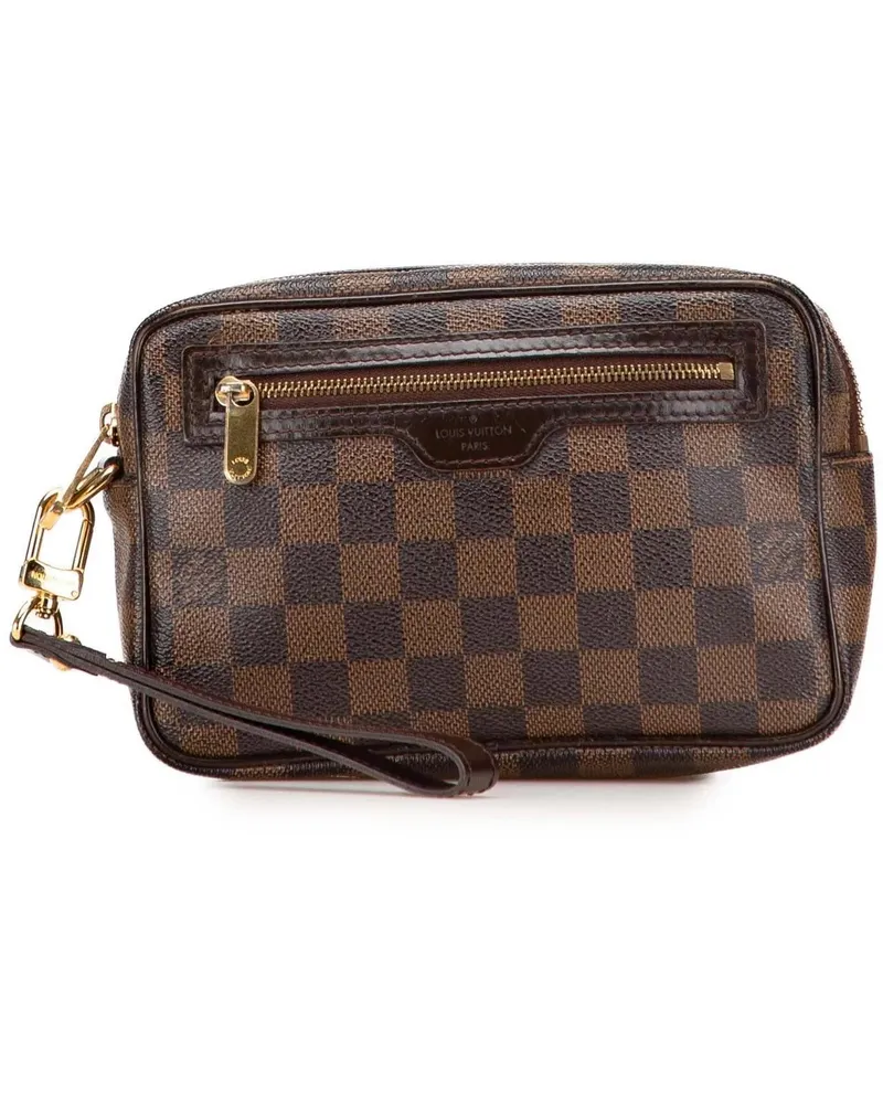 Louis Vuitton Clutches Damier Ebene Pochette Billets Macao braun Braun