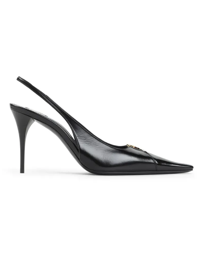 Saint Laurent Hohe Schuhe Babylone 80 Pumps schwarz Schwarz