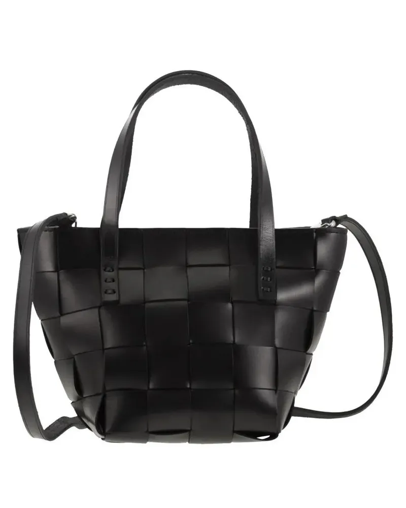 Dragon Diffusion Shopper & Totes Japan Mini - Woven Leather Bag schwarz Schwarz