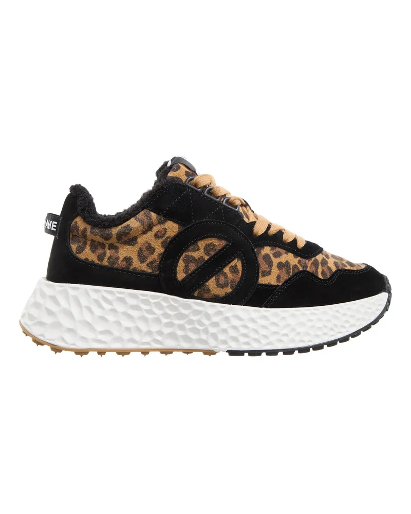 No Name Low-Top Sneaker Carter Jogger W leopardenmuster 