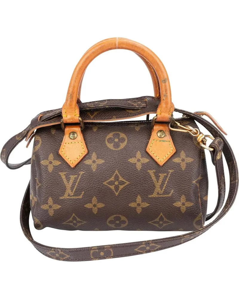 Louis Vuitton Crossbody Bags  Canvas Monogram Mini Speedy Handbag braun Braun