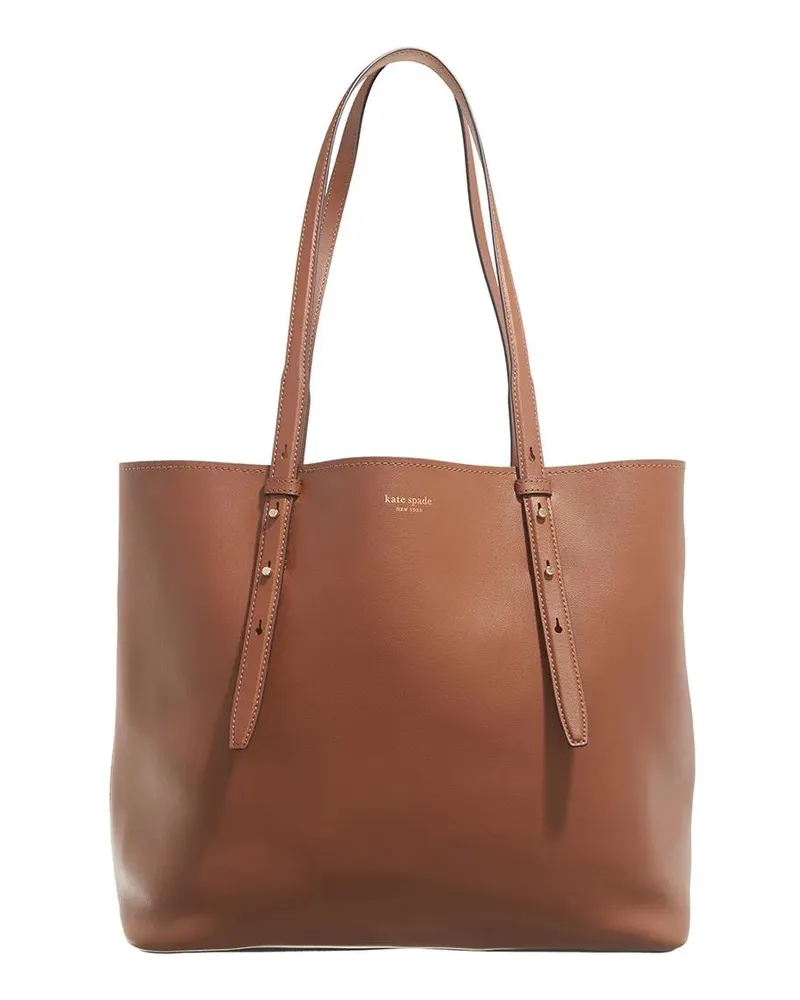 Kate Spade Shopper & Totes Do It All Fine Grain Leather Large Tote braun Braun