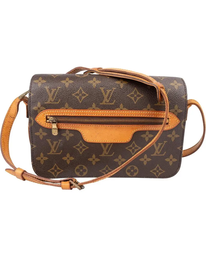 Louis Vuitton Crossbody Bags  Canvas Monogram Saint Germain PM Cro braun Braun