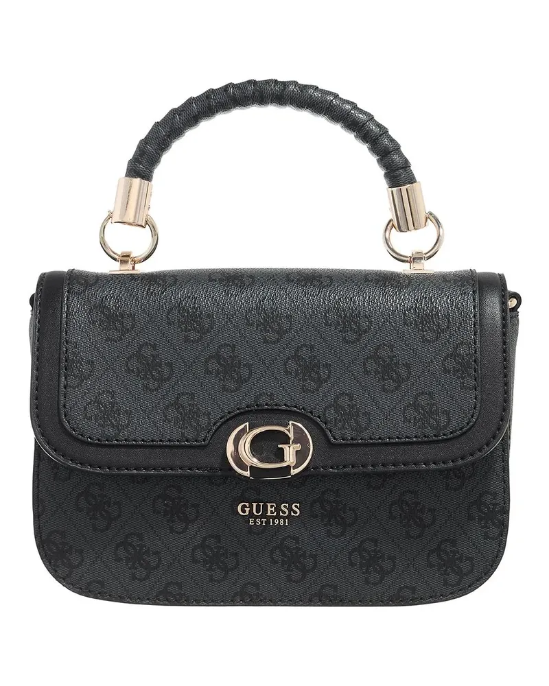 Guess Crossbody Bags Orlina Logo Top Handle Flap dunkelgrau 