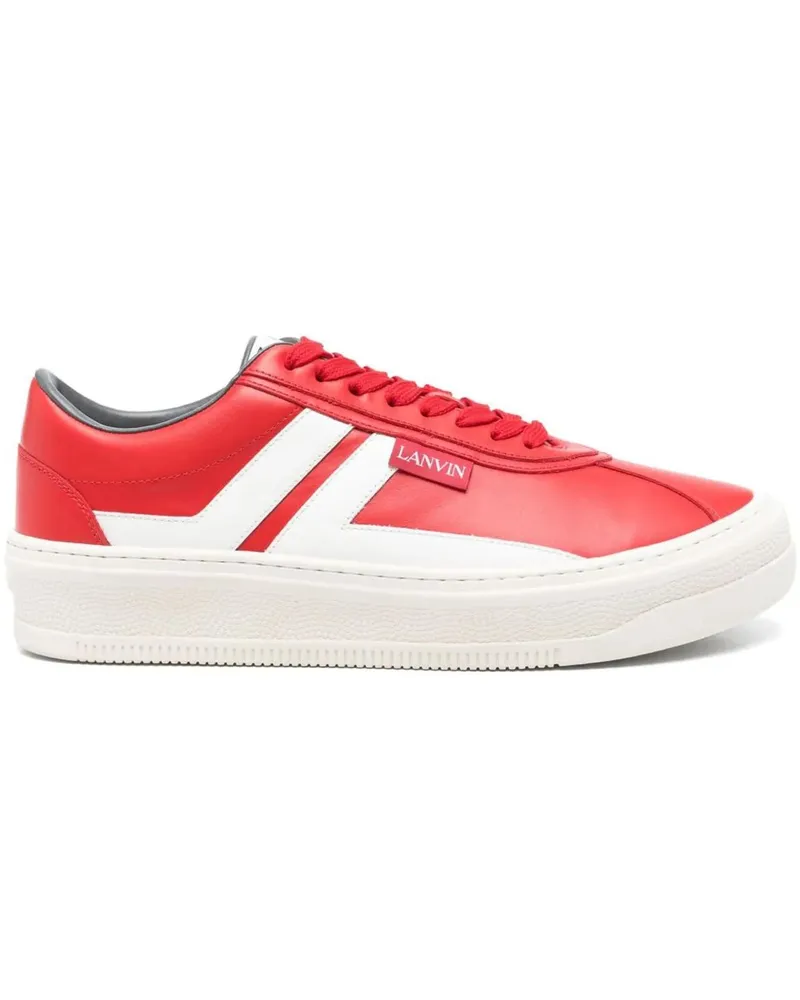 Lanvin Low-Top Sneaker Sneakers Ecrucarmin bunt Bunt