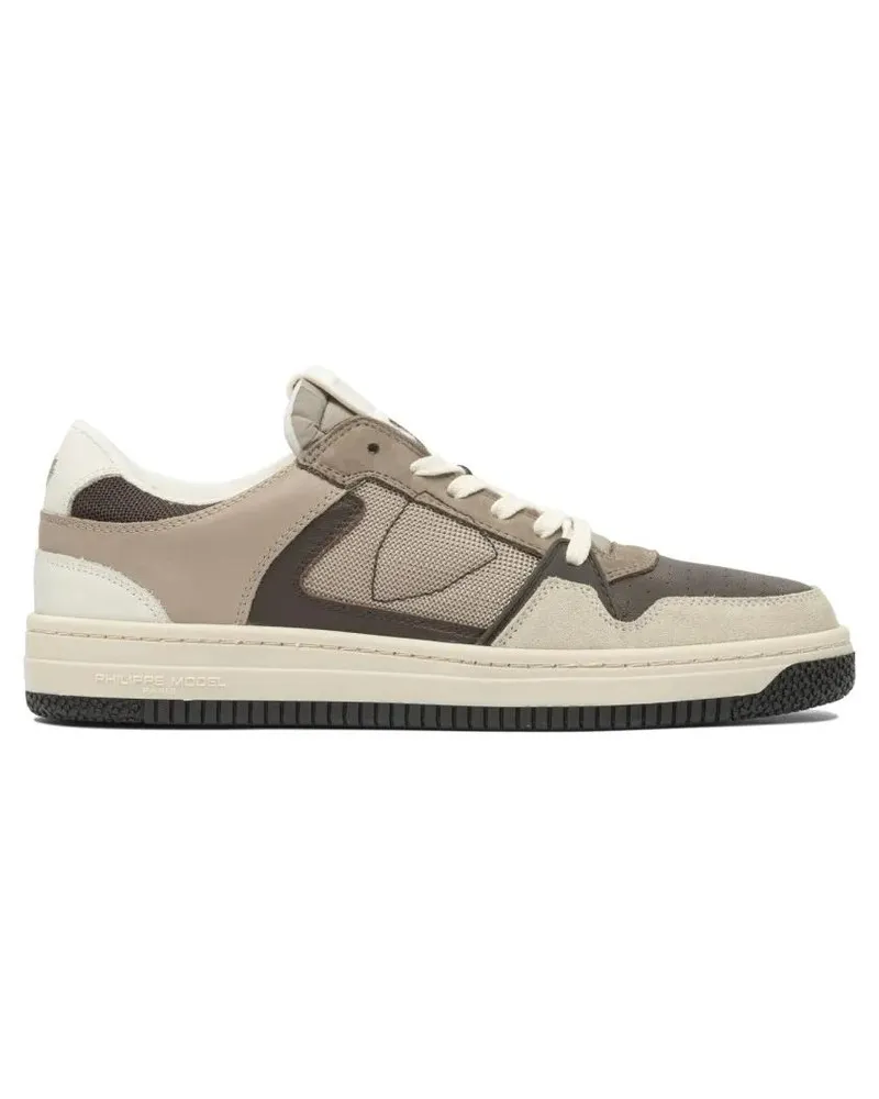 Philippe Model Low-Top Sneaker Slip-On Low-Top Sneakers With Textured Leather Pan beige Beige