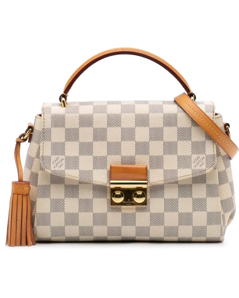 Louis Vuitton Hobo Bags Damier Azur Croisette weiß Weiß