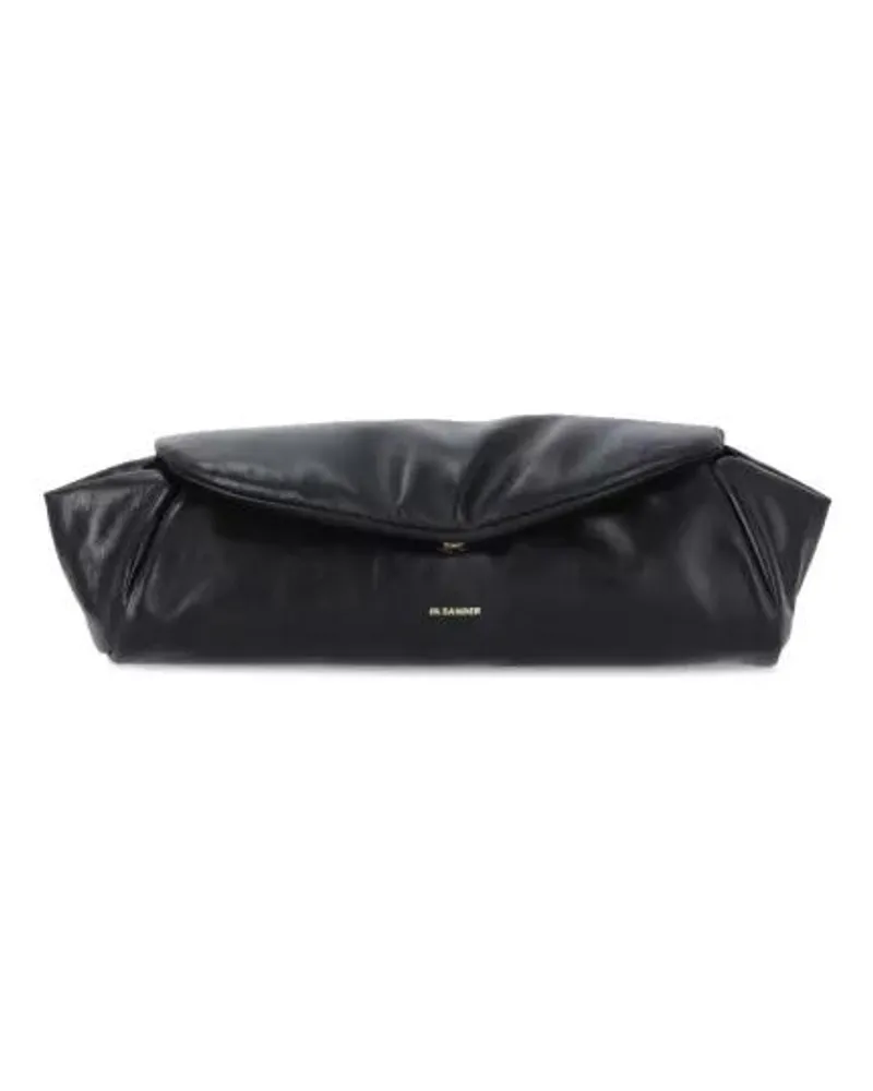 Jil Sander Shopper Cannolo Shoulder Bag Schwarz