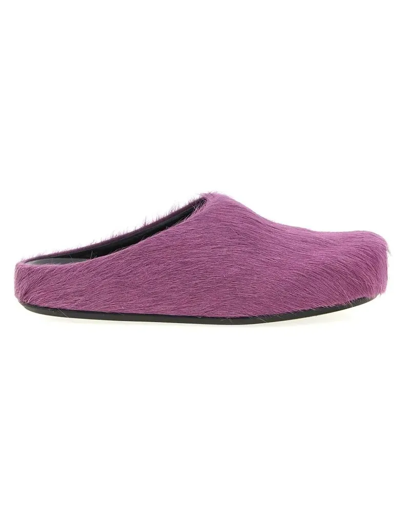 Marni Loafer 'Fussbett' Sabots pink Rosa