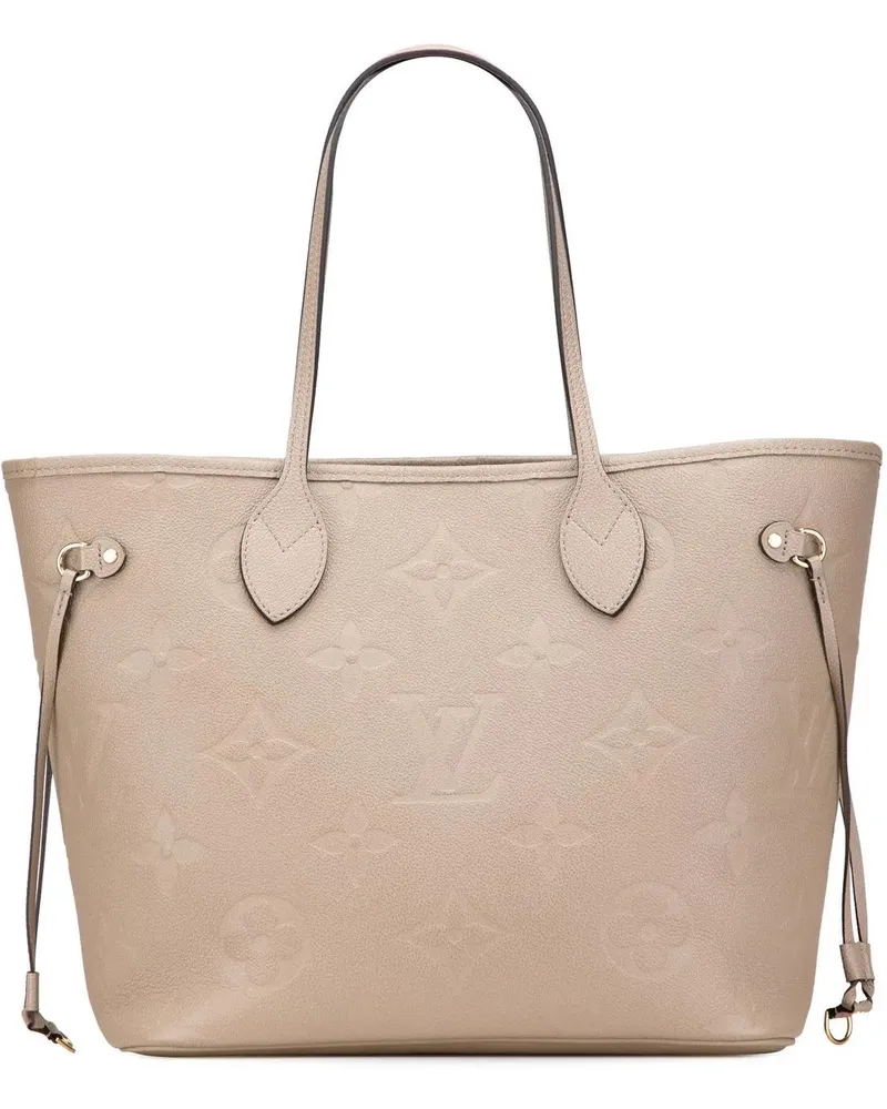 Louis Vuitton Shopper Monogram Giant Empreinte Neverfull MM braun Braun