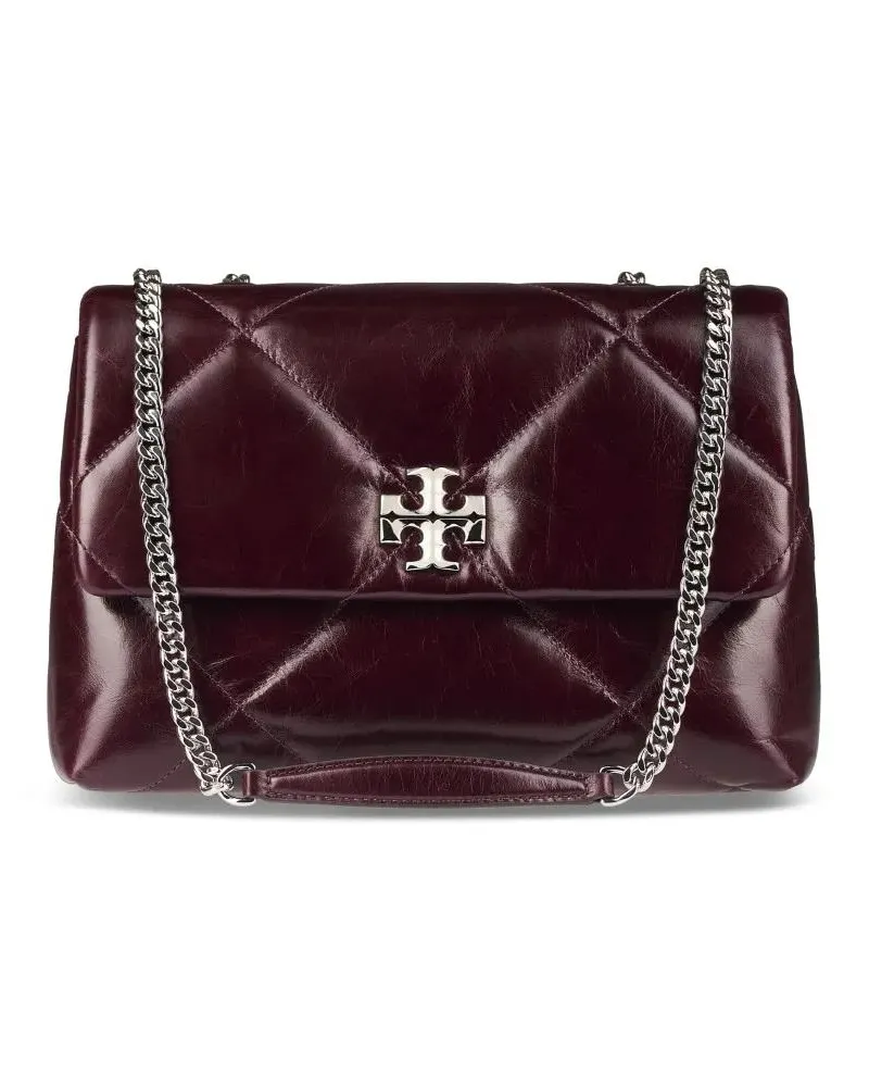 Tory Burch Hobo Bags Kira Diamond Quilt Distressed Convertible Shoulder rot Rot