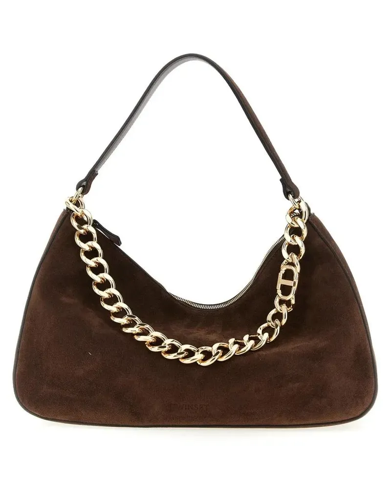 Twin-Set Hobo Bags 'Liliane' Medium Shoulder Bag braun Braun