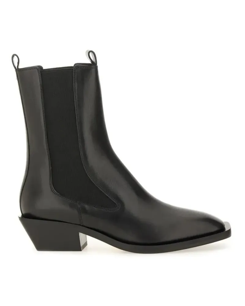 aeyde Stiefel Leather Boot schwarz Schwarz