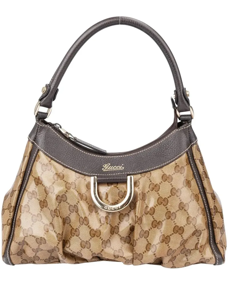 Gucci Crossbody Bags  GG Canvas Monogram Abbey Handbag braun Braun