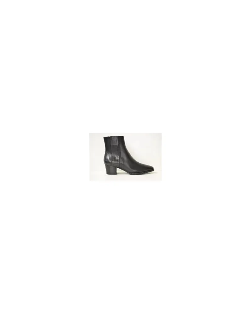 TOD'S Stiefel Pointed Toe Black Ankle Boots grau Grau