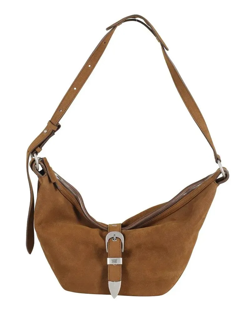 Marge Sherwood Hobo Bags Belted Hobo Medium Shoulder Bag braun Braun