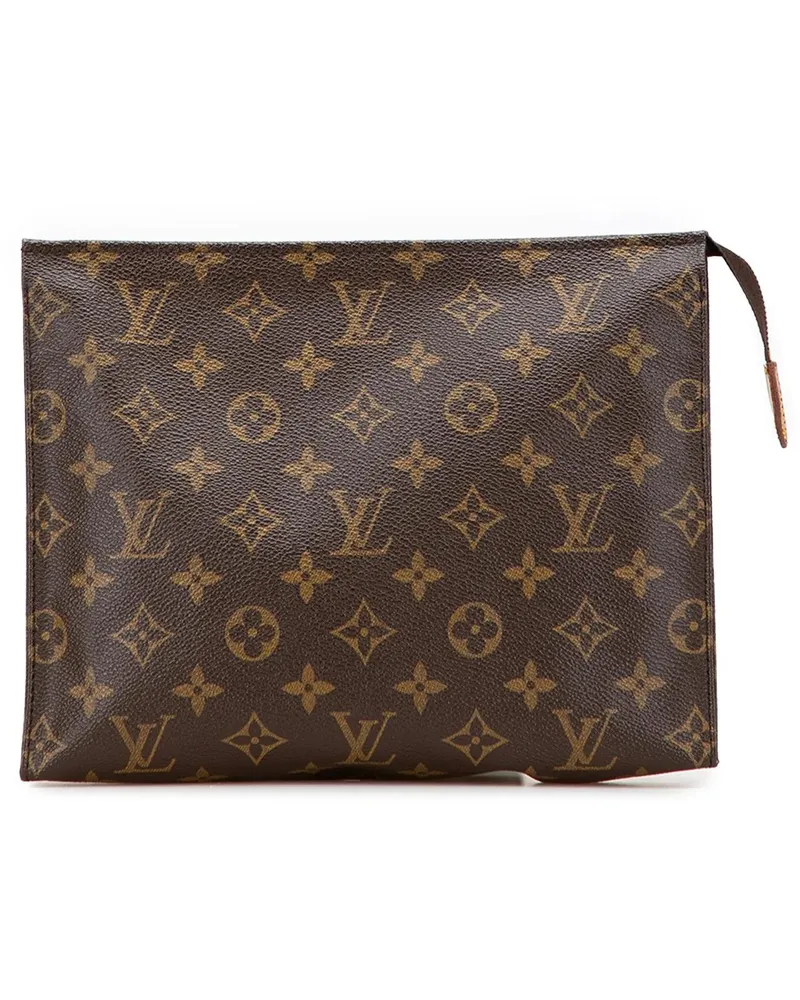 Louis Vuitton Clutches Monogram Toiletry Pouch 26 braun Braun
