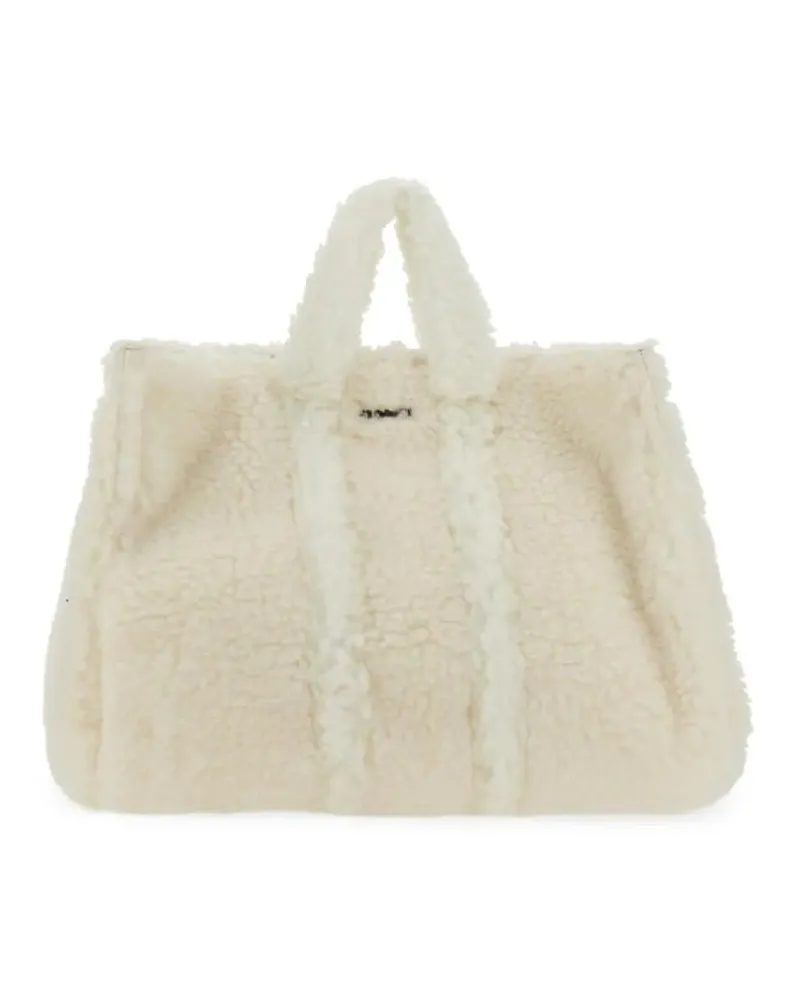 SUNNEI Shopper & Totes Teddy Fleece Bag beige Beige