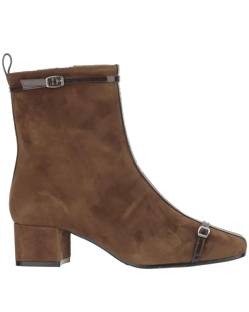 Carel Stiefel Suede Leather Start Boots grau Grau