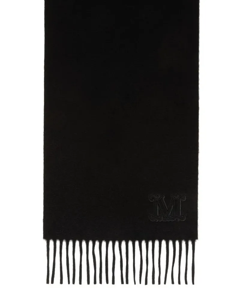 Max Mara Tücher & Schals Fringed Zibellin Cashmere Scarf rot Rot
