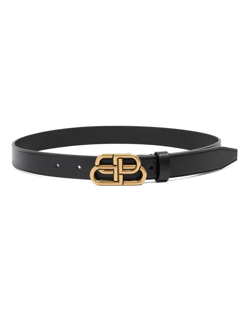 Balenciaga Gürtel Black Bb Thin Belt schwarz Schwarz