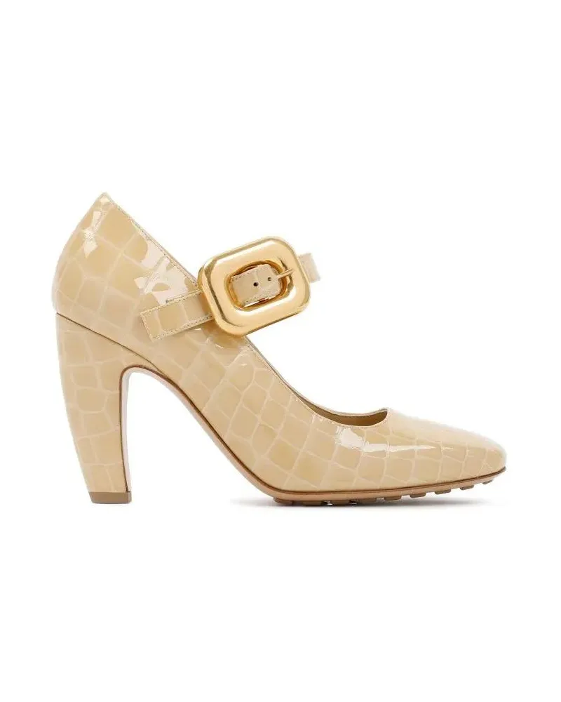 Bottega Veneta Hohe Schuhe Beige Mostra Mary Jane Pump beige Beige