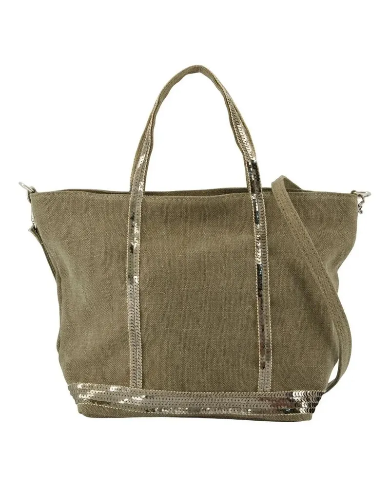 Vanessa Bruno Shopper & Totes S Shopper Bag - Linen - Khaki grün Grün
