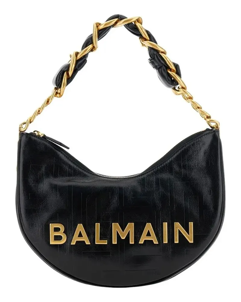 Balmain Crossbody Bags 1945 Soft Moon Nero schwarz Schwarz