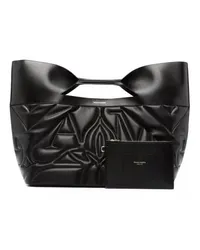 Alexander McQueen Totes The Bow Seal Tote Bag Black Schwarz