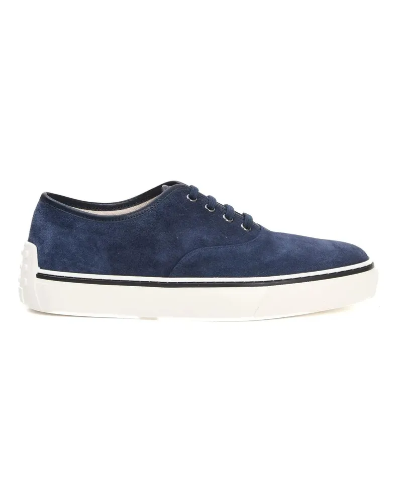 TOD'S Low-Top Sneaker Cassetta Suede Blue Sneakers blau Blau