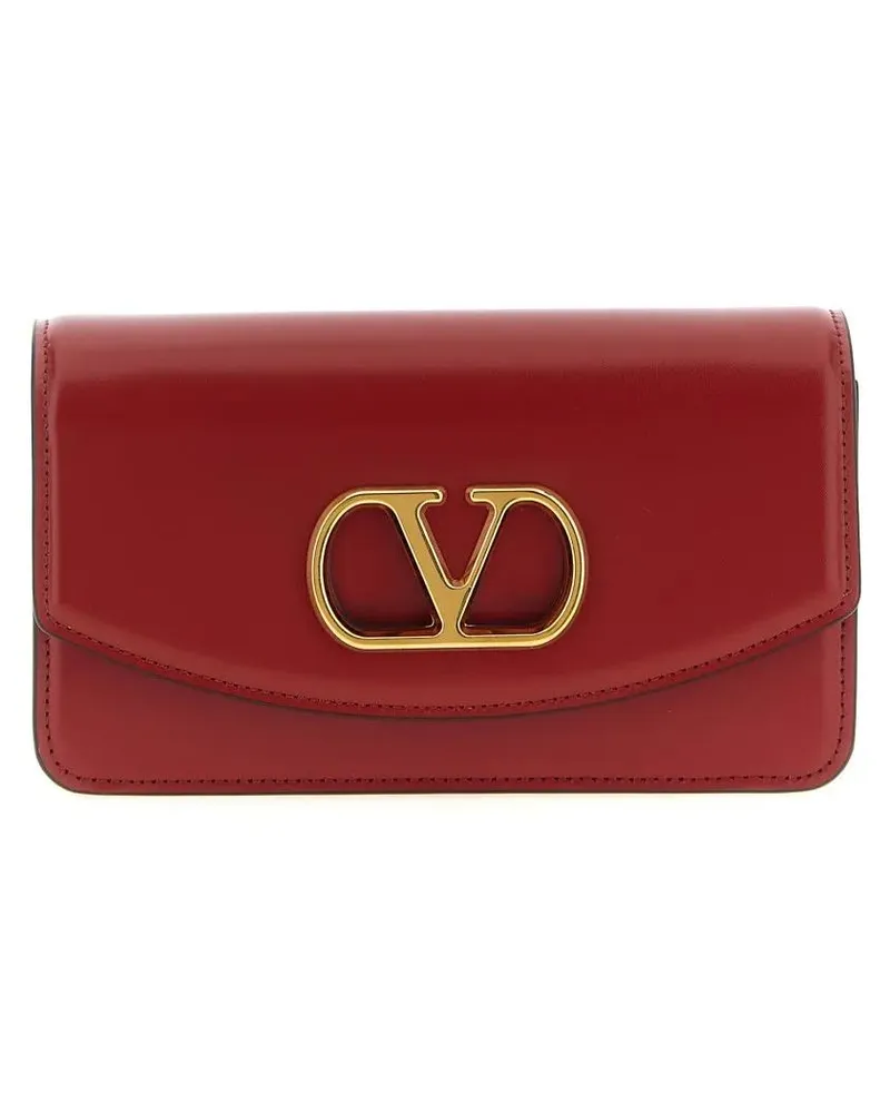 Valentino Garavani Clutches 'Vain' Clutch Bag rot Rot