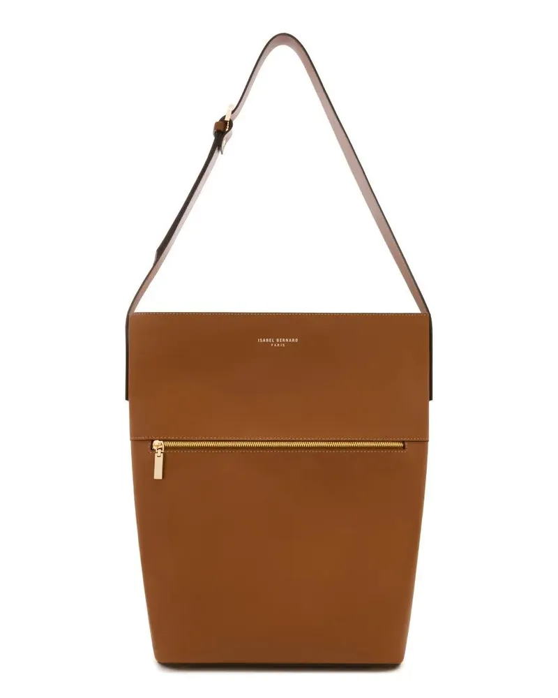 Isabel Bernard Crossbody Bags  Honoré Flora camel calfskin leather Braun