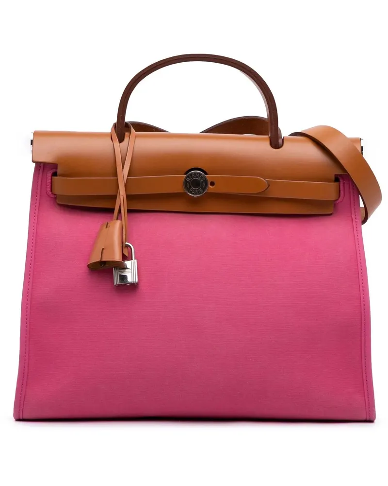 Hermès Hobo Bags 2012 Toile Herbag Zip 31 pink Rosa