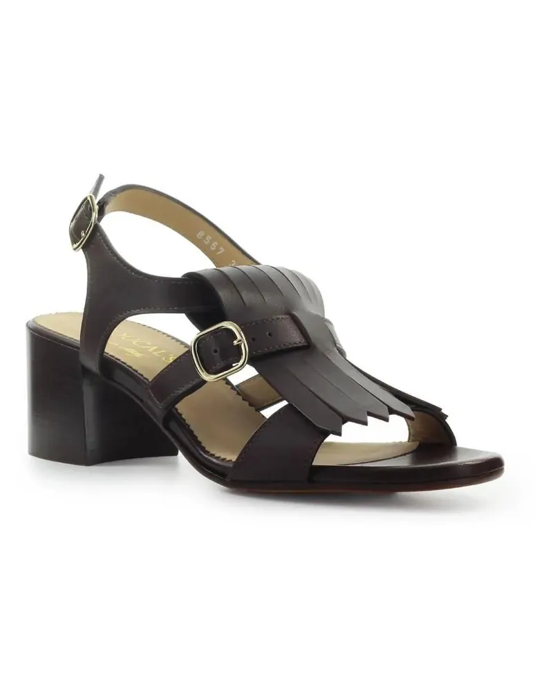 Doucal´s Sandalen  DUNKELBRAUNE SANDALE MIT ABSATZ braun Braun