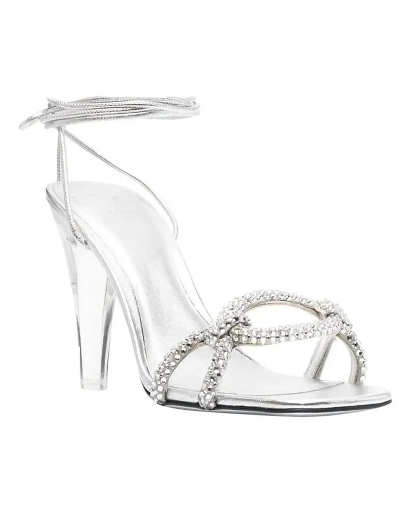 Valentino Garavani Sandalen Sandal Silver silberfarben 