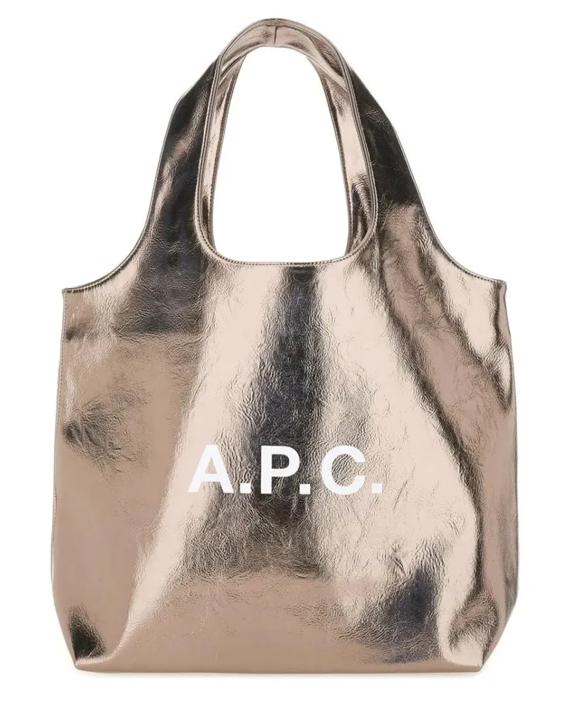 A.P.C. Shopper & Totes "Ninon" Tote Bag silberfarben 